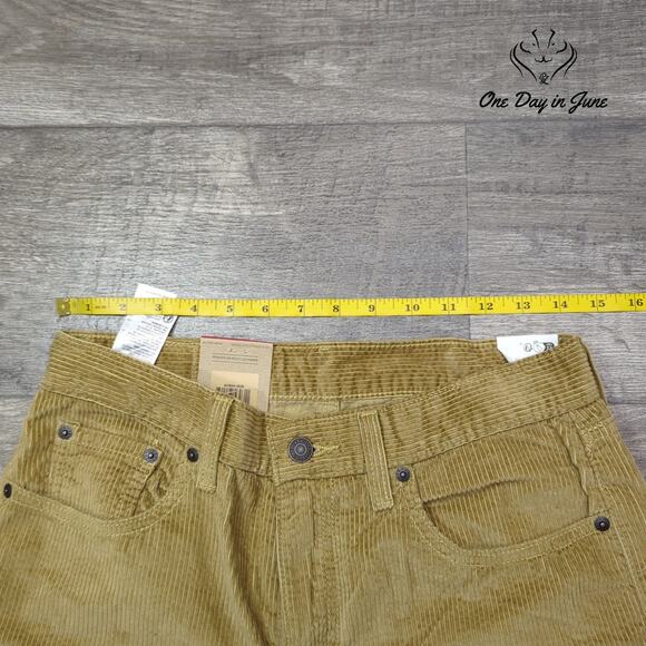 Levi's Low Pro Mid Rise Straight Leg Corduroy Pants Size 4 (27x30) - Picture 3 of 6